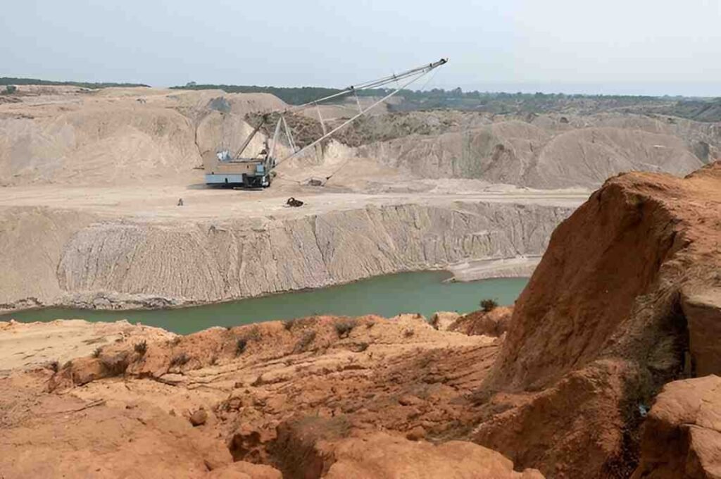 coal mine at Anuppur Madhya Pradesh India