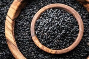 black sesame seeds