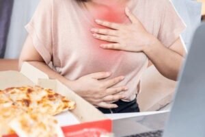 gastric chest pain